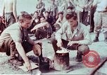 Image of American airmen after liberation at German prison camp Stalag 7A Moosburg Germany, 1945, second 31 stock footage video 65675060147