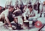 Image of American airmen after liberation at German prison camp Stalag 7A Moosburg Germany, 1945, second 32 stock footage video 65675060147