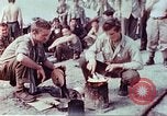 Image of American airmen after liberation at German prison camp Stalag 7A Moosburg Germany, 1945, second 34 stock footage video 65675060147