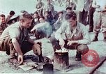 Image of American airmen after liberation at German prison camp Stalag 7A Moosburg Germany, 1945, second 36 stock footage video 65675060147