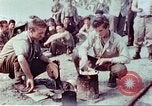 Image of American airmen after liberation at German prison camp Stalag 7A Moosburg Germany, 1945, second 37 stock footage video 65675060147