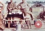 Image of American airmen after liberation at German prison camp Stalag 7A Moosburg Germany, 1945, second 62 stock footage video 65675060147