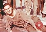 Image of Liberated American airmen at German prison camp Stalag 7 A Moosburg Germany, 1945, second 53 stock footage video 65675060148