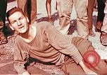 Image of Liberated American airmen at German prison camp Stalag 7 A Moosburg Germany, 1945, second 55 stock footage video 65675060148