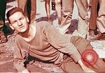Image of Liberated American airmen at German prison camp Stalag 7 A Moosburg Germany, 1945, second 59 stock footage video 65675060148