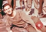 Image of Liberated American airmen at German prison camp Stalag 7 A Moosburg Germany, 1945, second 60 stock footage video 65675060148