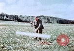 Image of German prisoners of war building a barbed wire enclosure Germany, 1945, second 5 stock footage video 65675060149