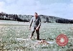 Image of German prisoners of war building a barbed wire enclosure Germany, 1945, second 6 stock footage video 65675060149