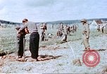 Image of German prisoners of war building a barbed wire enclosure Germany, 1945, second 22 stock footage video 65675060149