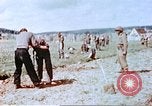 Image of German prisoners of war building a barbed wire enclosure Germany, 1945, second 24 stock footage video 65675060149