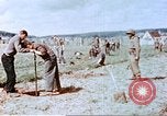 Image of German prisoners of war building a barbed wire enclosure Germany, 1945, second 26 stock footage video 65675060149