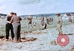 Image of German prisoners of war building a barbed wire enclosure Germany, 1945, second 28 stock footage video 65675060149