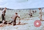 Image of German prisoners of war building a barbed wire enclosure Germany, 1945, second 37 stock footage video 65675060149