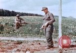 Image of German prisoners of war building a barbed wire enclosure Germany, 1945, second 42 stock footage video 65675060149