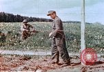 Image of German prisoners of war building a barbed wire enclosure Germany, 1945, second 43 stock footage video 65675060149