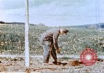 Image of German prisoners of war building a barbed wire enclosure Germany, 1945, second 51 stock footage video 65675060149