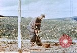 Image of German prisoners of war building a barbed wire enclosure Germany, 1945, second 53 stock footage video 65675060149