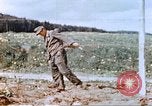 Image of German prisoners of war building a barbed wire enclosure Germany, 1945, second 58 stock footage video 65675060149