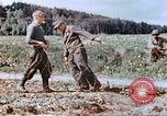 Image of German prisoners of war building a barbed wire enclosure Germany, 1945, second 61 stock footage video 65675060149