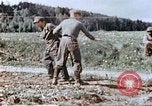 Image of German prisoners of war building a barbed wire enclosure Germany, 1945, second 62 stock footage video 65675060149