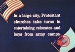 Immagine di Chiese sponsor delle attività sociali per Japanese-American soldati in W United States USA, 1943, secondo 8 filmato di repertorio 65675060177