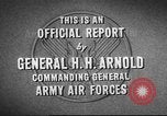 Image of General Henry H Arnold United States USA, 1943, second 42 stock footage video 65675060179