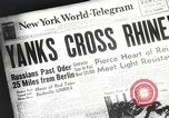 Standbild alliierten Truppen Deutschland, 1945, aus Sekunde 16 historischem Filmmaterial Videoclip 65675060202