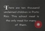 Immagine di I bambini hanno pasti Puerto Rico, 1931, secondo 3 filmato di repertorio 65675060226