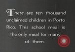 Immagine di I bambini hanno pasti Puerto Rico, 1931, secondo 7 filmato di repertorio 65675060226