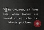 Image of University of Puerto Rico San Juan Puerto Rico, 1931, second 3 stock footage video 65675060228
