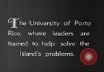 Image of University of Puerto Rico San Juan Puerto Rico, 1931, second 4 stock footage video 65675060228