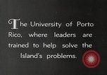Image of University of Puerto Rico San Juan Puerto Rico, 1931, second 5 stock footage video 65675060228