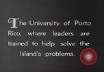 Image of University of Puerto Rico San Juan Puerto Rico, 1931, second 7 stock footage video 65675060228