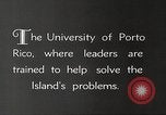 Image of University of Puerto Rico San Juan Puerto Rico, 1931, second 8 stock footage video 65675060228