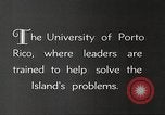 Image of University of Puerto Rico San Juan Puerto Rico, 1931, second 10 stock footage video 65675060228