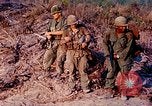 Image of 1st Infantry Division soldiers Vietnam, 1968, second 21 stock footage video 65675060284