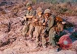 Image of 1st Infantry Division soldiers Vietnam, 1968, second 26 stock footage video 65675060284