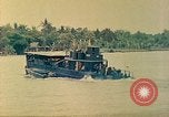 Image of United States Mobile Riverine Force Dong Tam Vietnam, 1968, second 43 stock footage video 65675060285