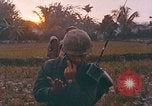 Image of soldiers of Mobile Riverine Force Dong Tam Vietnam, 1968, second 15 stock footage video 65675060289