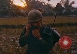 Image of soldiers of Mobile Riverine Force Dong Tam Vietnam, 1968, second 24 stock footage video 65675060289
