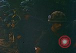 Image of soldiers of Mobile Riverine Force Dong Tam Vietnam, 1968, second 32 stock footage video 65675060289