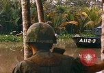 Image of soldiers of Mobile Riverine Force Dong Tam Vietnam, 1968, second 49 stock footage video 65675060289