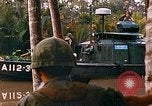 Image of soldiers of Mobile Riverine Force Dong Tam Vietnam, 1968, second 61 stock footage video 65675060289