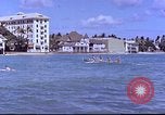 Image of outriggers Hawaii USA, 1945, second 20 stock footage video 65675060310