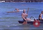 Image of outriggers Hawaii USA, 1945, second 29 stock footage video 65675060310