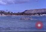 Image of outriggers Hawaii USA, 1945, second 47 stock footage video 65675060310