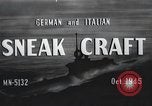 Standbild deutsche und italienische sneak craft Boote und Schwimmer Europa, 1945, aus Sekunde 12 historischem Filmmaterial Videoclip 65675060338