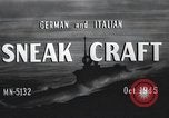 Standbild deutsche und italienische sneak craft Boote und Schwimmer Europa, 1945, aus Sekunde 16 historischem Filmmaterial Videoclip 65675060338