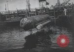 Standbild Deutsche midget U-Boote Europa, 1944, aus Sekunde 27 historischem Filmmaterial Videoclip 65675060342