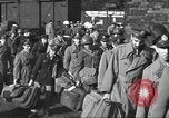 Image of Bomber crew members rotating back to the U.S.A. in World War II England United Kingdom, 1944, second 37 stock footage video 65675060361